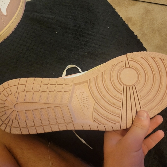 Jordan Other - Washed pink jordan 1s